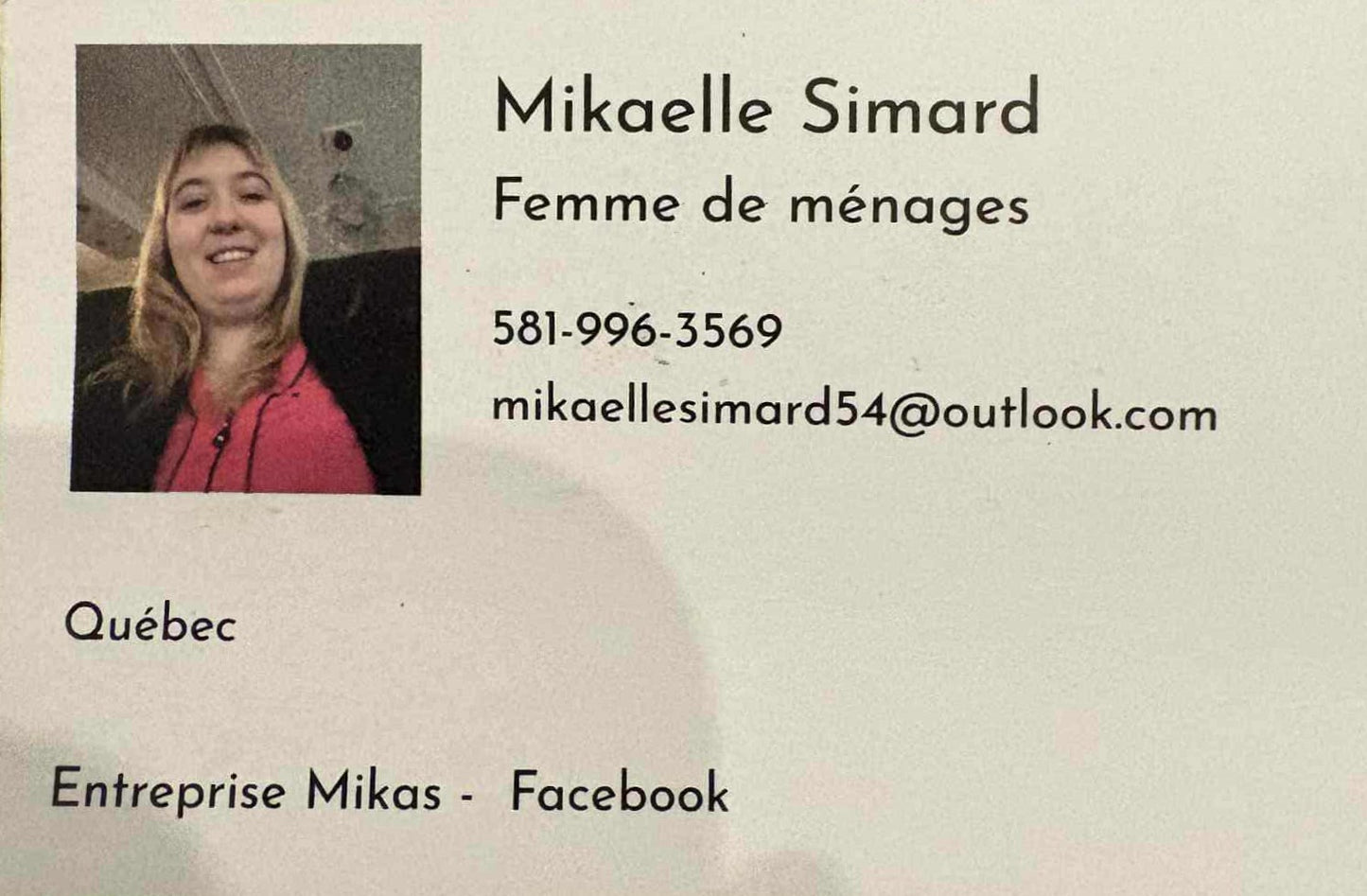 Mikaelle Simard - Québec